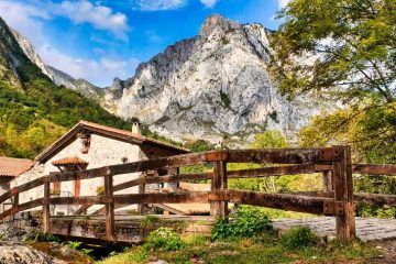 Van and to Discover visitando Bulnes en furgoneta camper