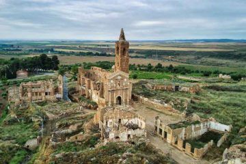 visitar Belchite en autocaravana