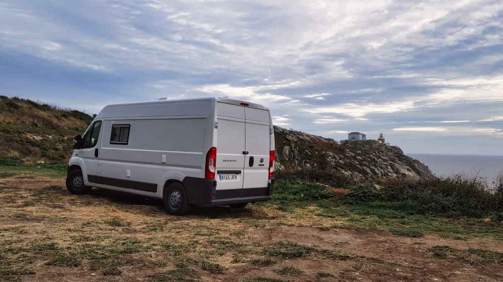 Lugar recomendado para pernoctar en furgoneta camper en Finisterre por Van and to Discover