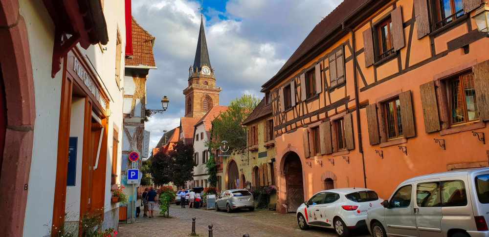 Bergheim y Rorschwihr Alsacia en camper