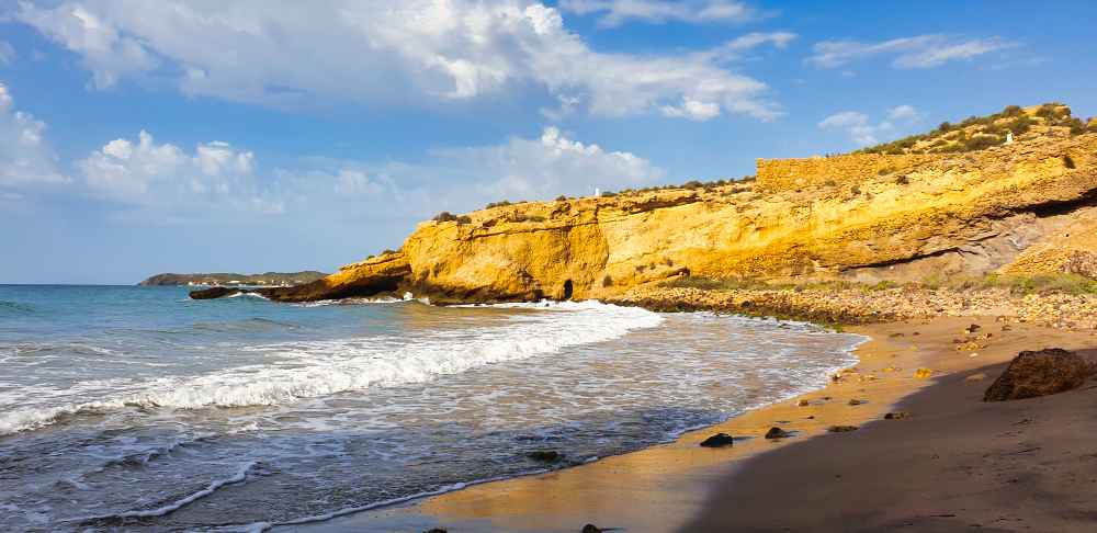 Playa virgen Cabo Cope y Puntas de Calnegre en la ruta por Murcia en furgoneta camper de Van and to Discover