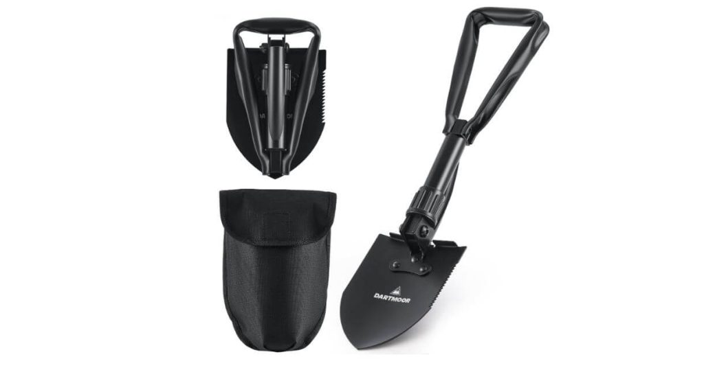 Pala plegable para desatascar las ruedas de furgoneta camper o autocaravana en barro, arena o nieve