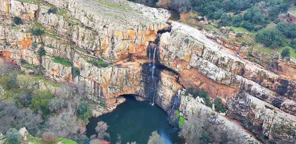 Cascada de la Cimbarra en furgoneta camper